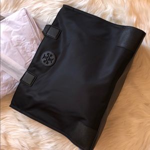 Tory Burch Black nylon tote